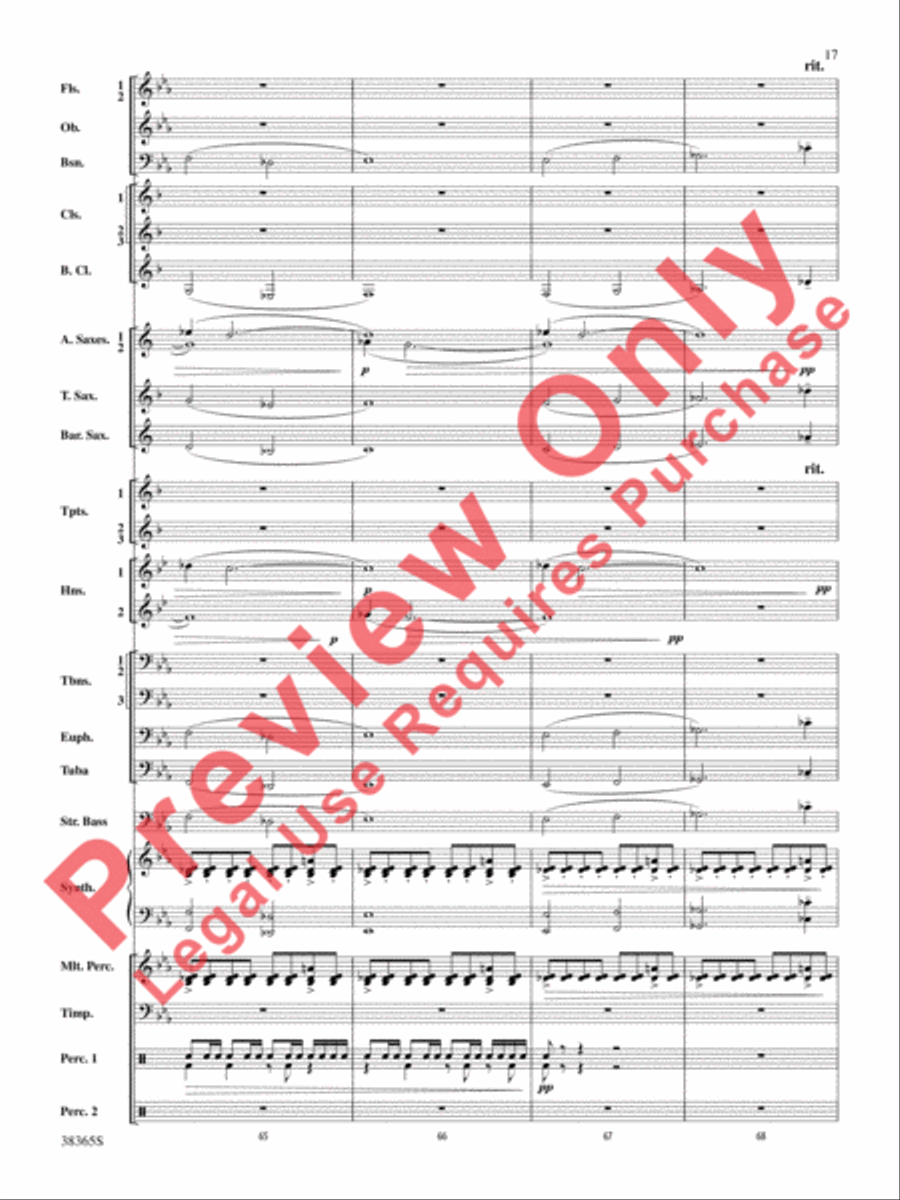 Crossroads to the Future Concert Band scores gallery preview page 18