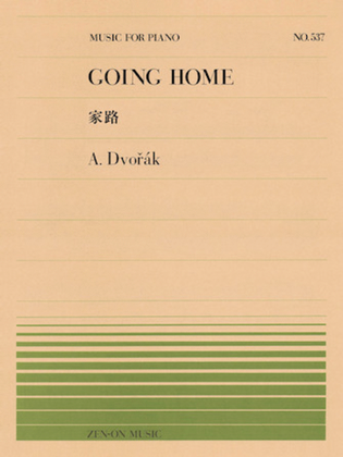 Book cover for Going Home Piano Solo