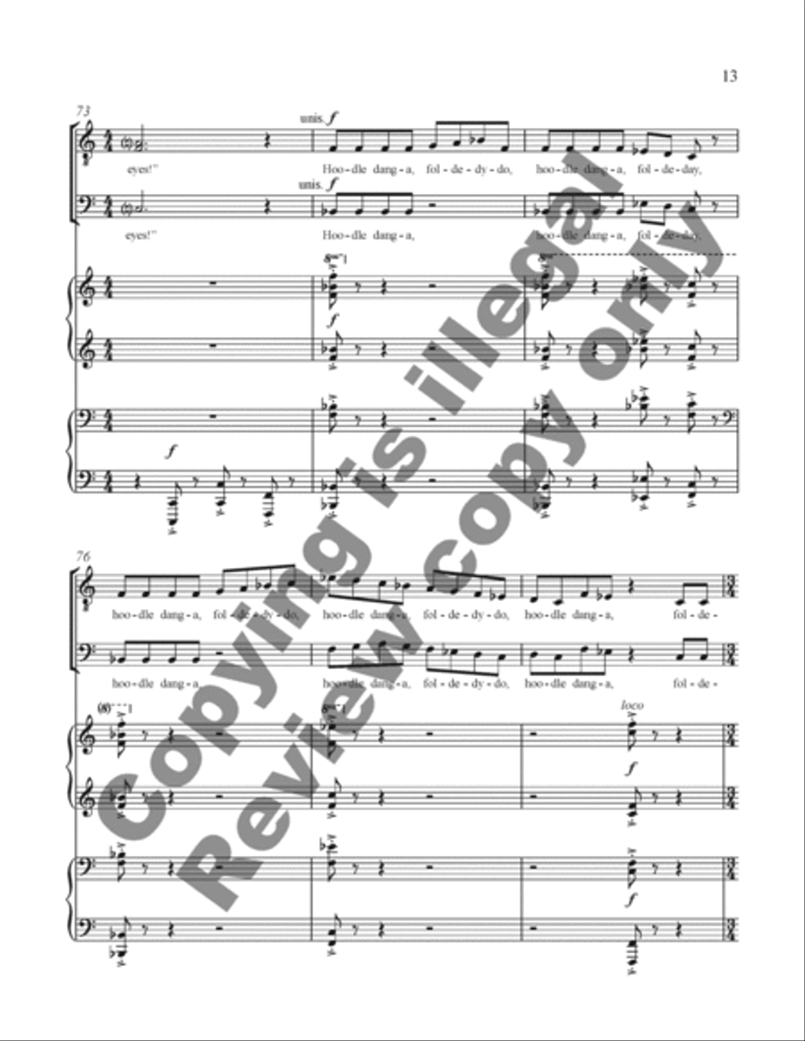 Sweet Betsy TTBB scores gallery preview page 12