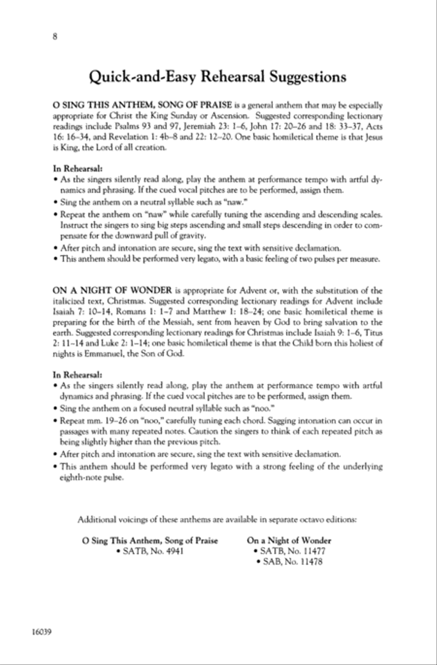 Sunday Savers II 2-Part scores gallery preview page 8
