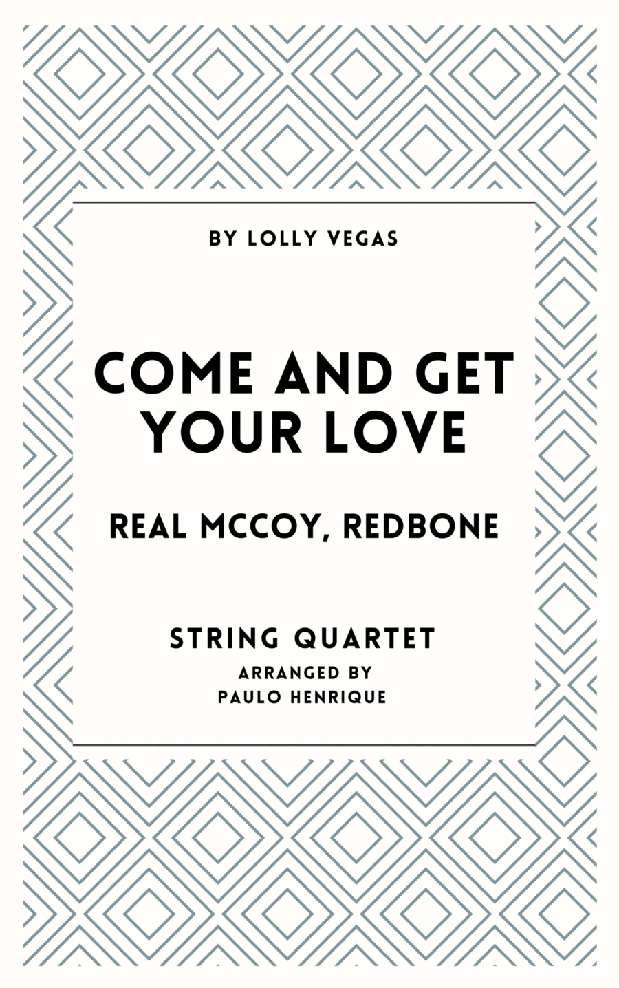 Come And Get Your Love String Quartet scores gallery preview page 1