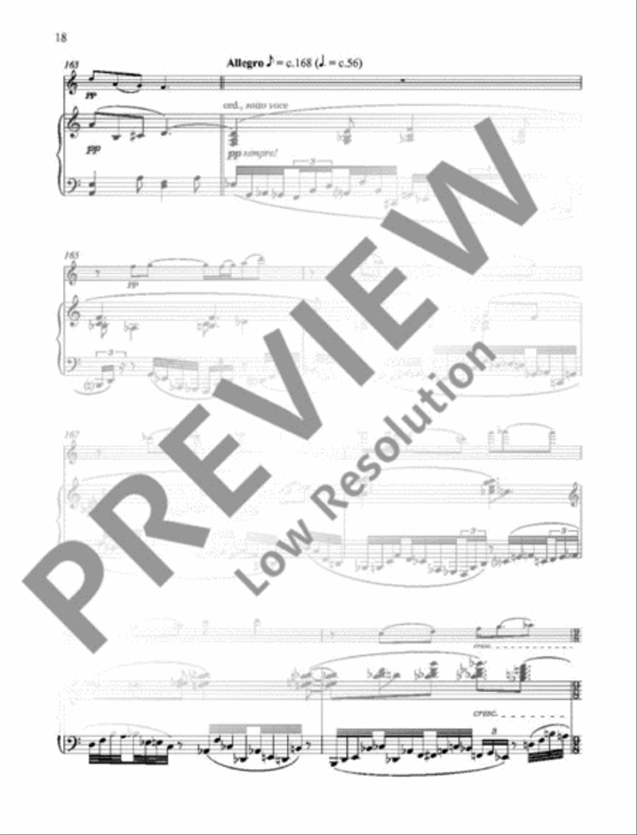 Sonata Violin Solo scores gallery preview page 21