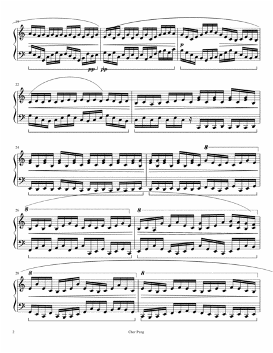 Cloud Drifter Piano Solo scores gallery preview page 2