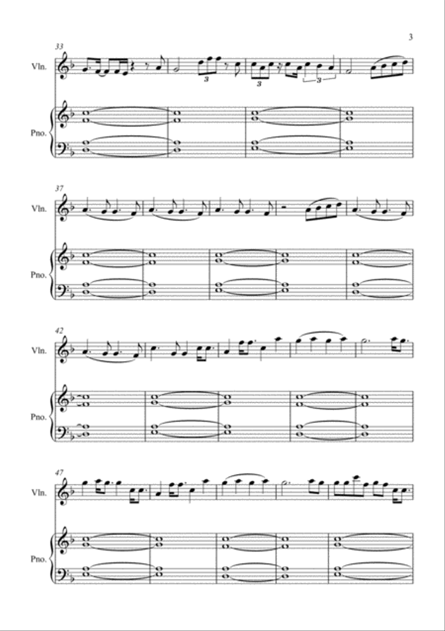 Yummy Violin Solo scores gallery preview page 3
