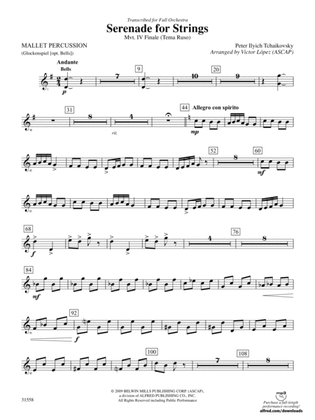 Serenade for Strings Mvt. IV Finale (Tema Ruso): Mallets