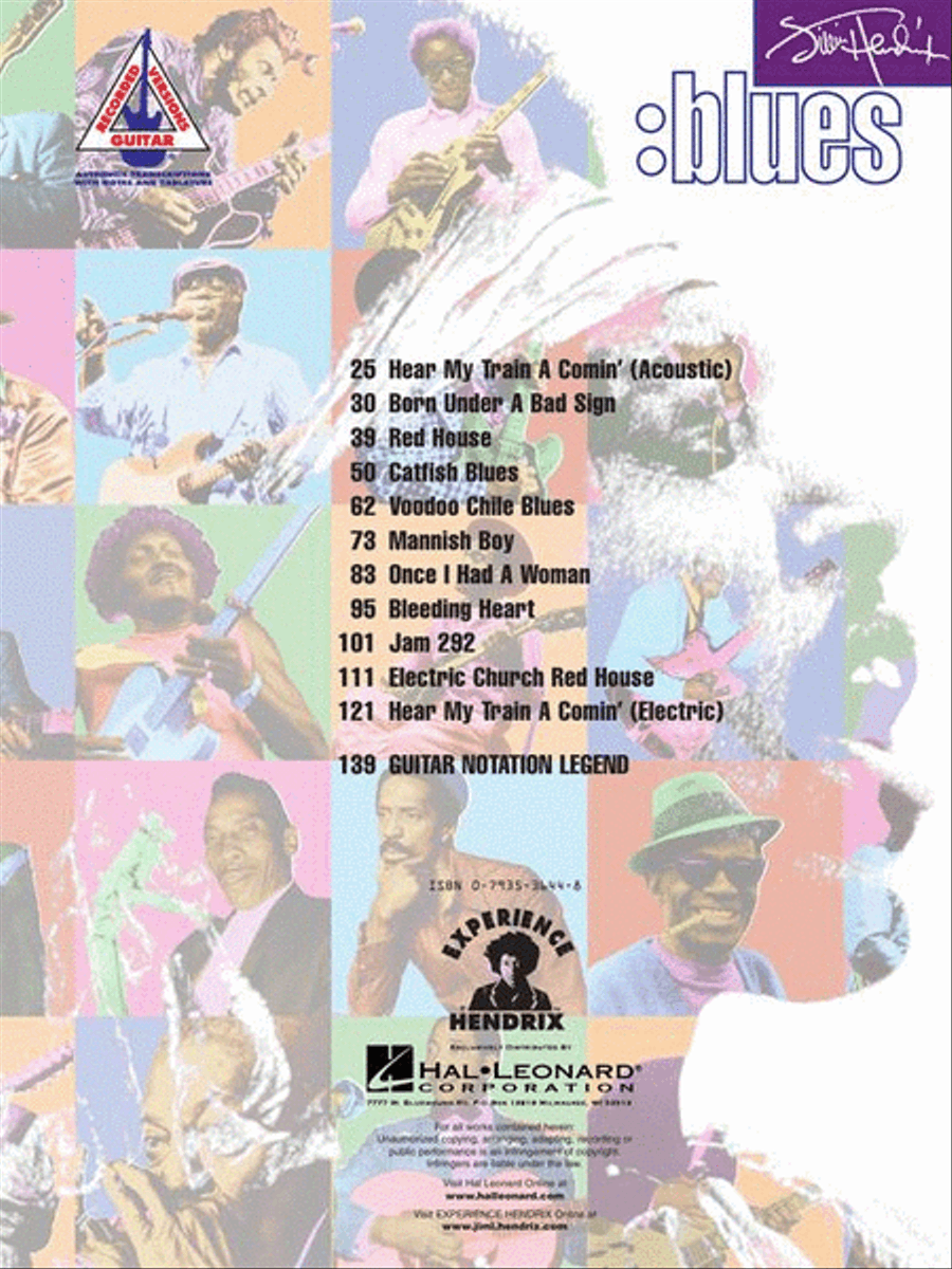 Jimi Hendrix: Blues Electric Guitar scores gallery preview page 3
