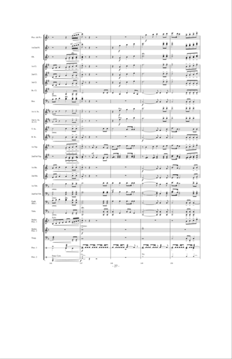 High Country Celebration Concert Band scores gallery preview page 26