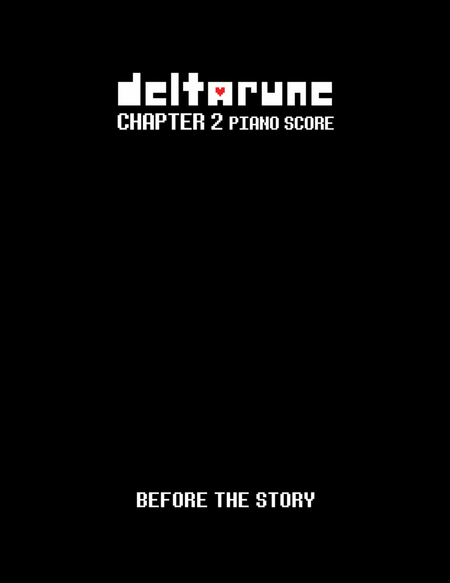 Before the Story (DELTARUNE Chapter 2 - Piano Sheet Music)