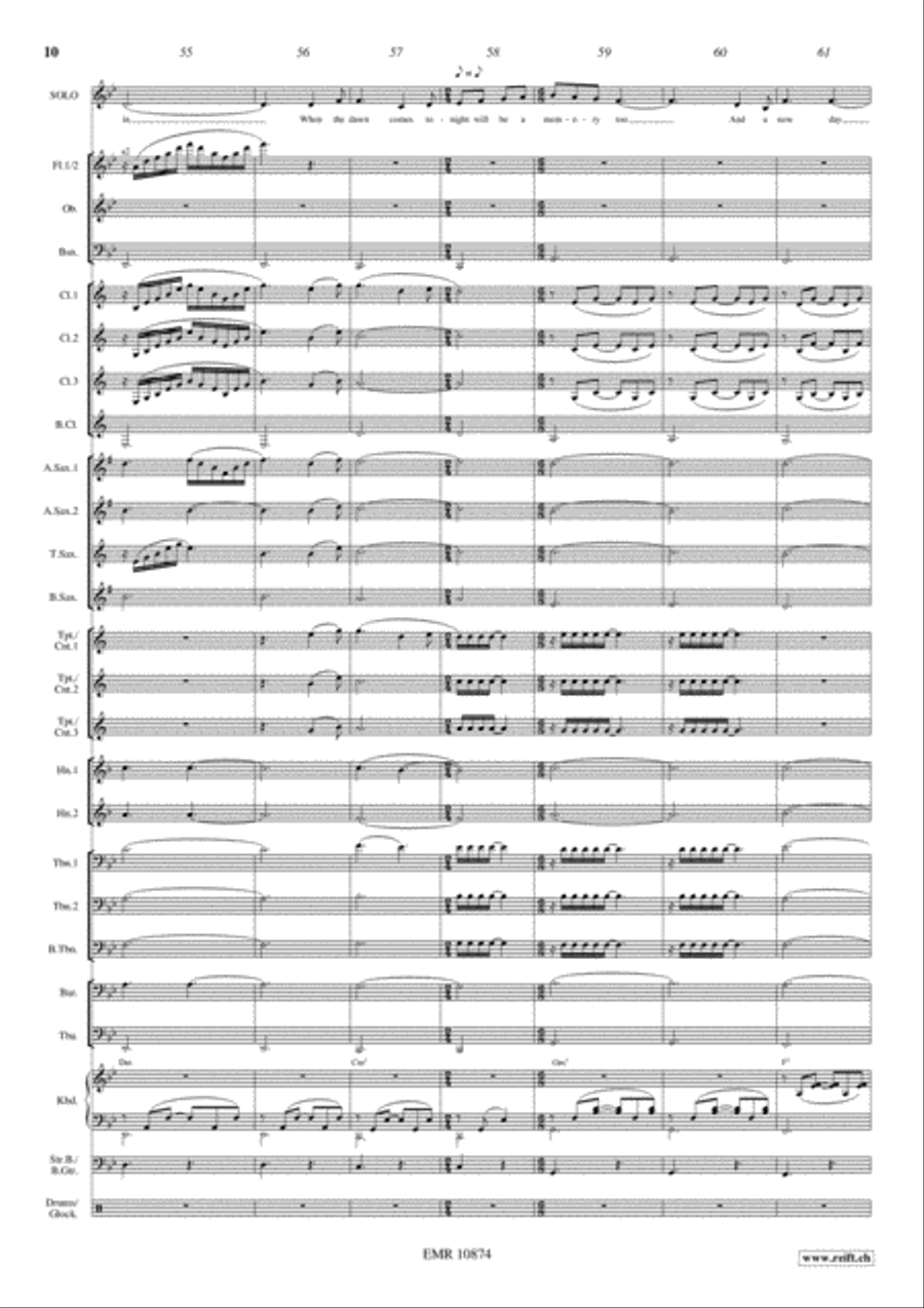 Memory Concert Band scores gallery preview page 11