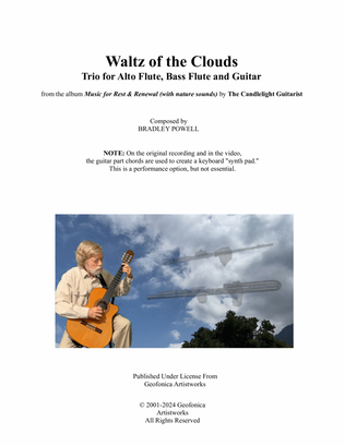 Waltz of the Clouds (Trio for Alto Flute, Bass Flute, and Guitar)