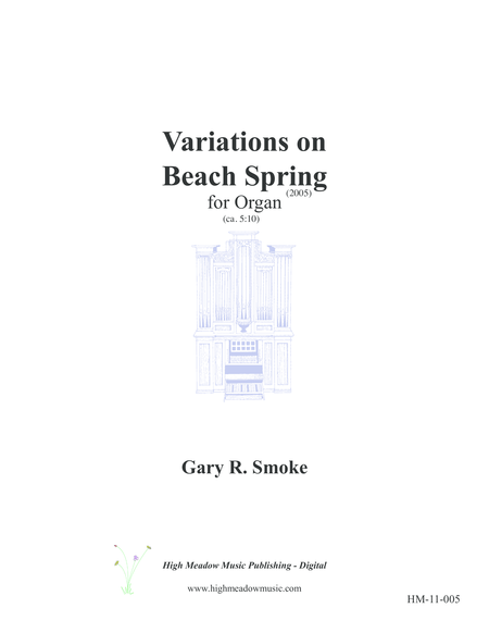 Variations on 'Beach Spring' image number null