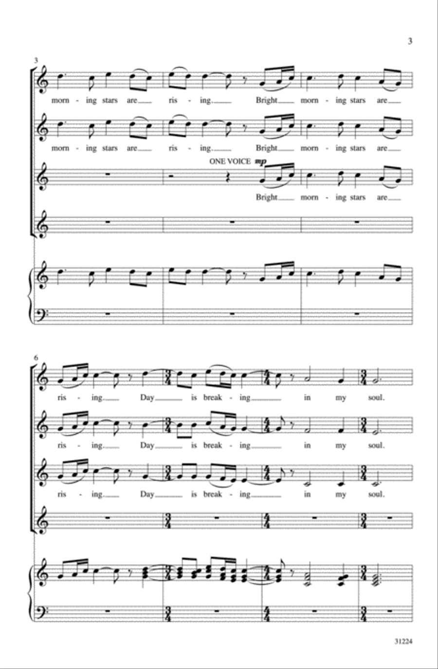 Bright Morning Stars Bright Morning Stars Women's Choir scores gallery preview page 3