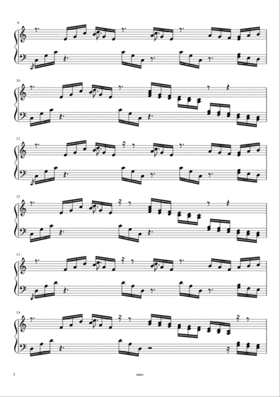 Etude de concert Etude de concert Piano Method scores gallery preview page 2
