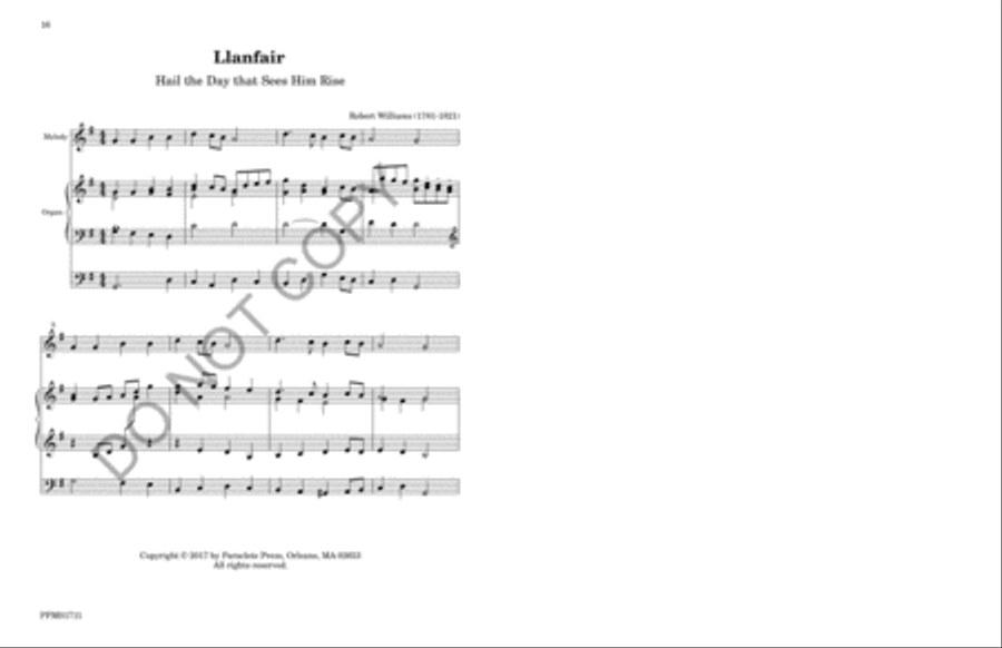 Twenty-five Organ Accompniments for Unison Hymn Singing Unison Choir scores gallery preview page 19