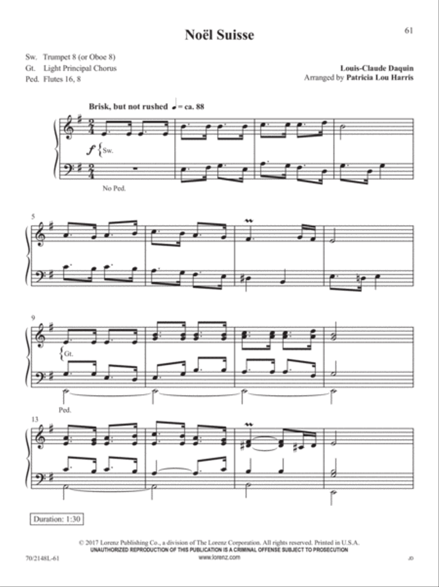 Easy Organ Library, Vol. 64 Organ Solo scores gallery preview page 21