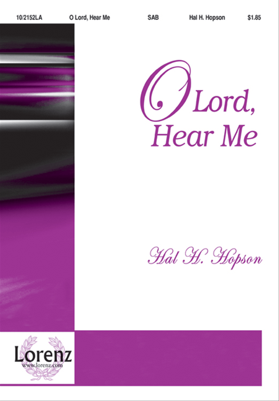 O Lord, Hear Me O Lord, Hear Me 3-Part scores gallery preview page 1