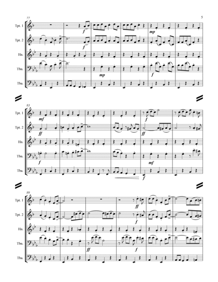 Dixieland Medley (for Brass Quintet) image number null