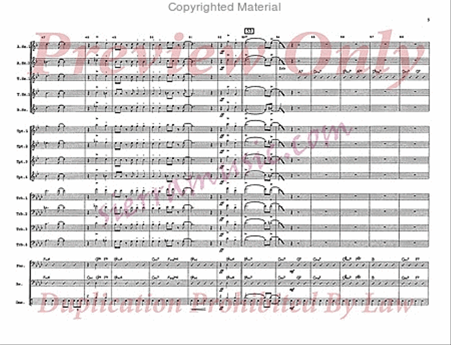 Airegin Airegin Big Band scores gallery preview page 6