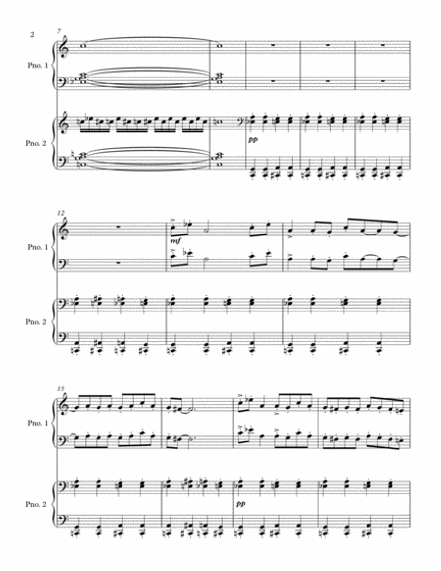 C-Octatonic Rhapsody Set of Parts scores gallery preview page 4