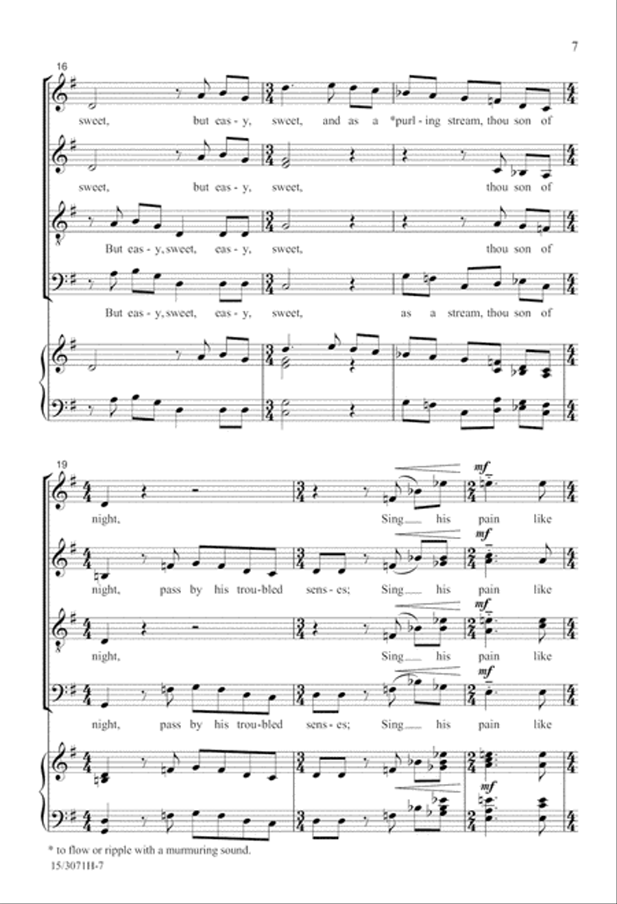 Care-charming Sleep Care-charming Sleep Divisi scores gallery preview page 7