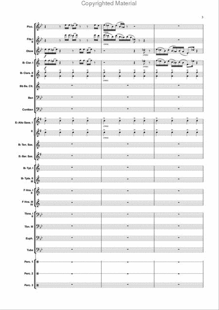 Bang 2 Bang 2 Concert Band scores gallery preview page 4