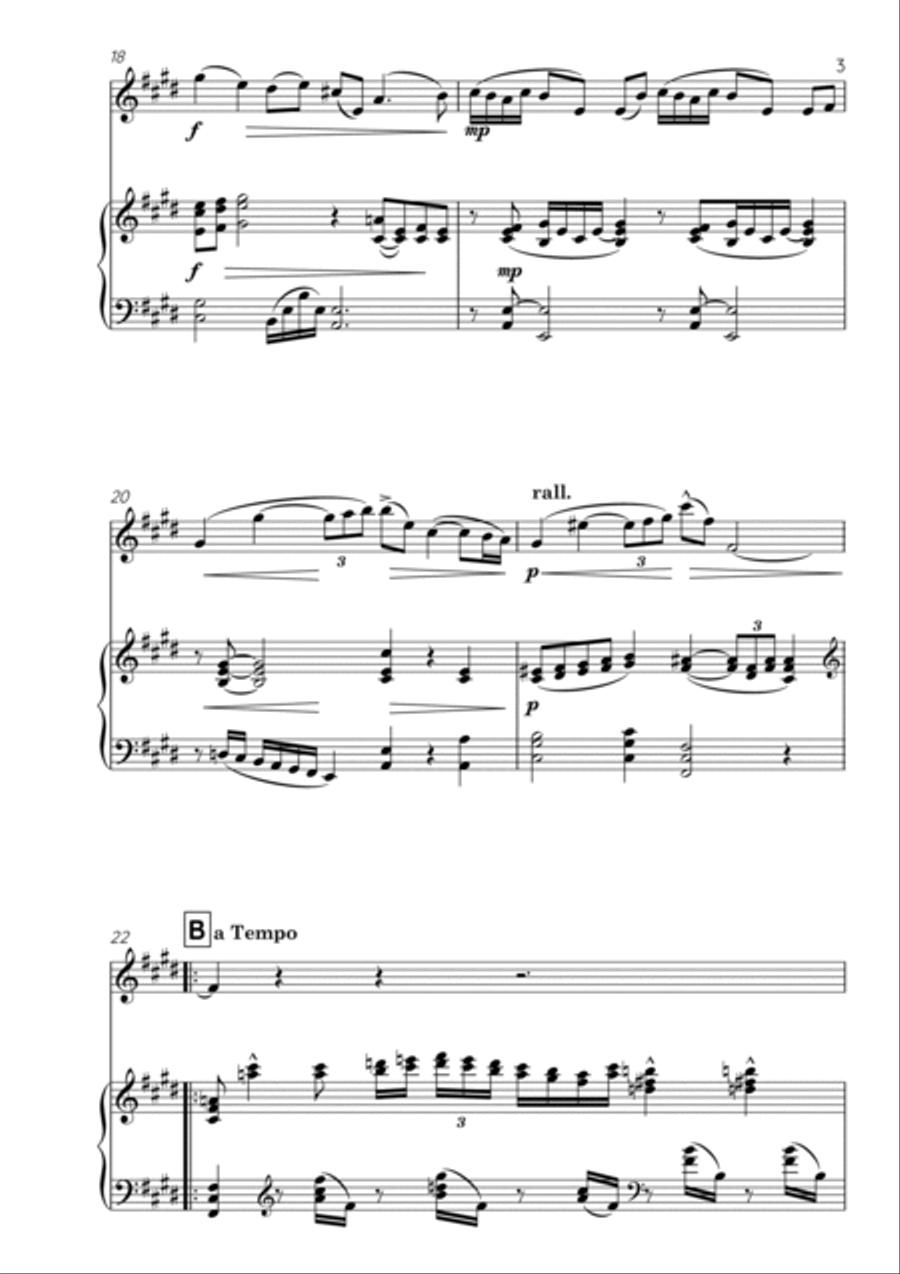 Lament Flute Solo scores gallery preview page 3