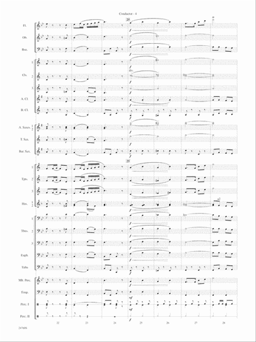 Travelin' Trumpets: Score Concert Band scores gallery preview page 6