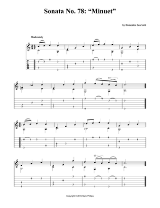 Sonata No. 78: “Minuet”