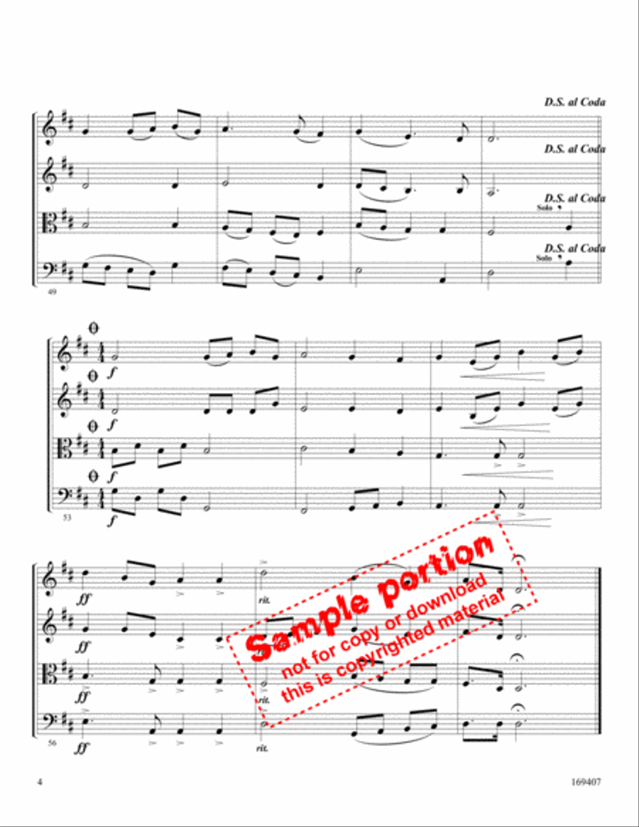 We Gather Together We Gather Together Saxophone scores gallery preview page 4