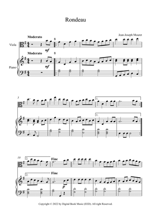Rondeau - Jean-Joseph Mouret (Viola + Piano)