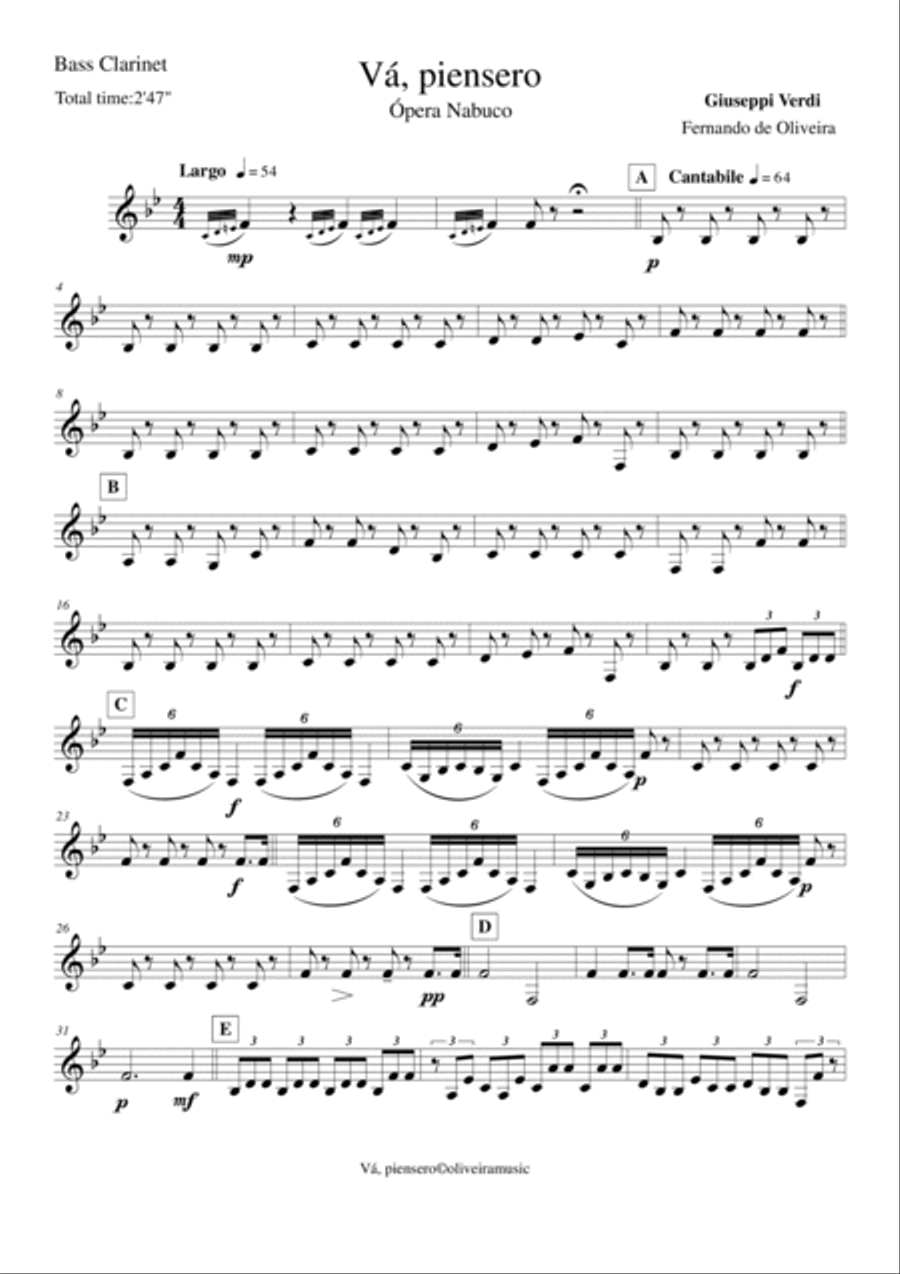 Vá, Piensero Woodwind Quartet scores gallery preview page 6