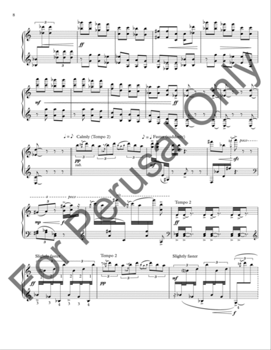 Five Etudes For Marimba Book 1 Marimba scores gallery preview page 11