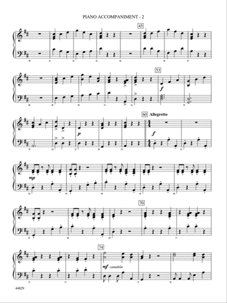 Uno, Dos, Bass!: Piano Accompaniment Orchestra scores gallery preview page 2