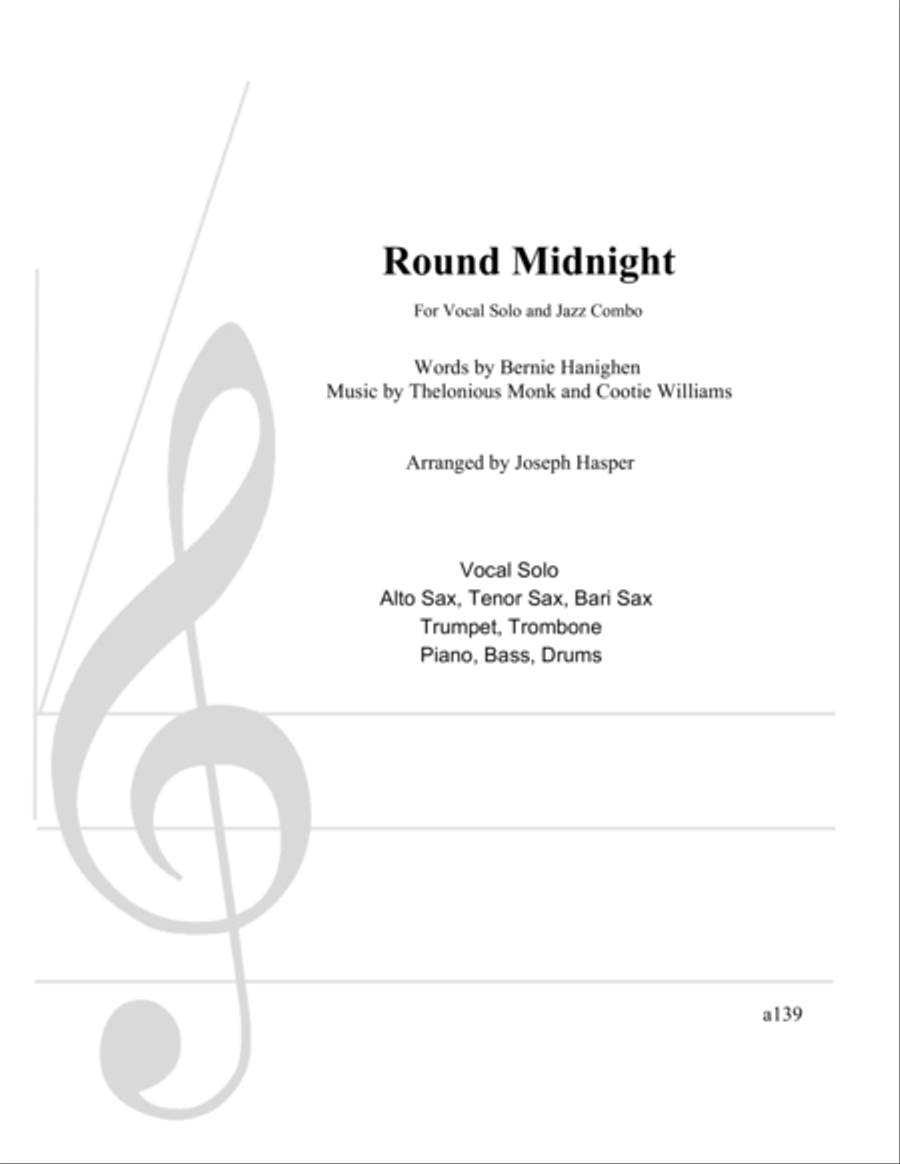 Round Midnight Small Ensemble scores gallery preview page 1