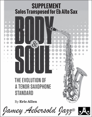Book cover for Body and Soul - Eb Supplement