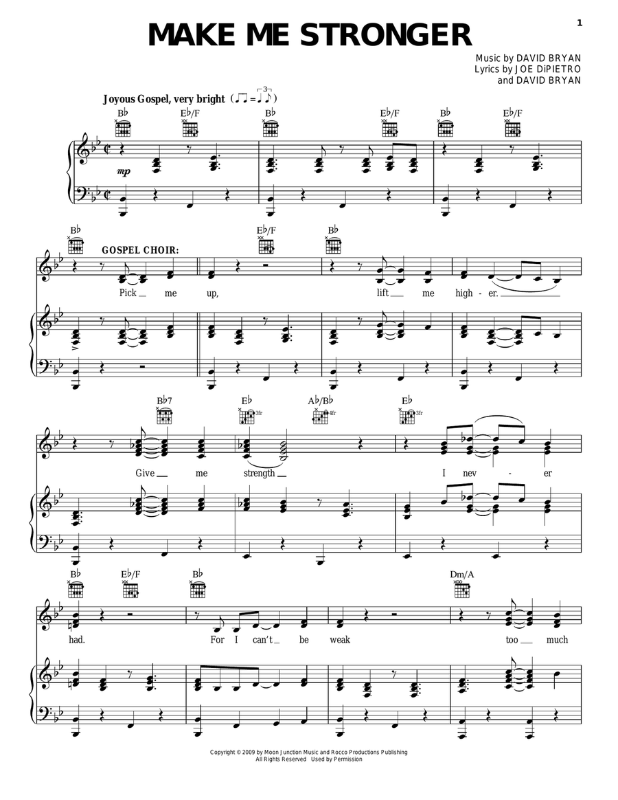 Make Me Stronger Make Me Stronger Guitar scores gallery preview page 1