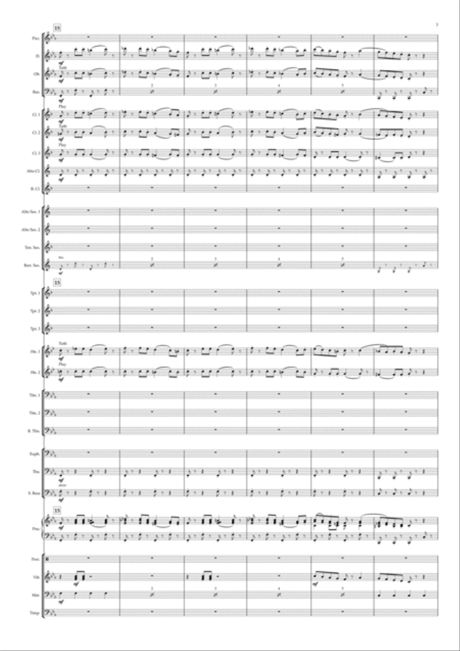 Boiler Chu (sootballs) Concert Band scores gallery preview page 3