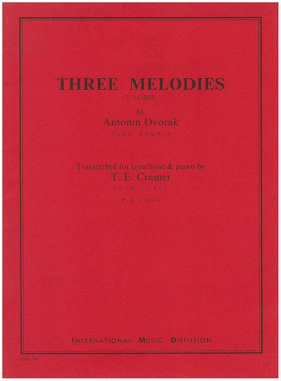 Three Melodies Piano Accompaniment scores gallery preview page 1