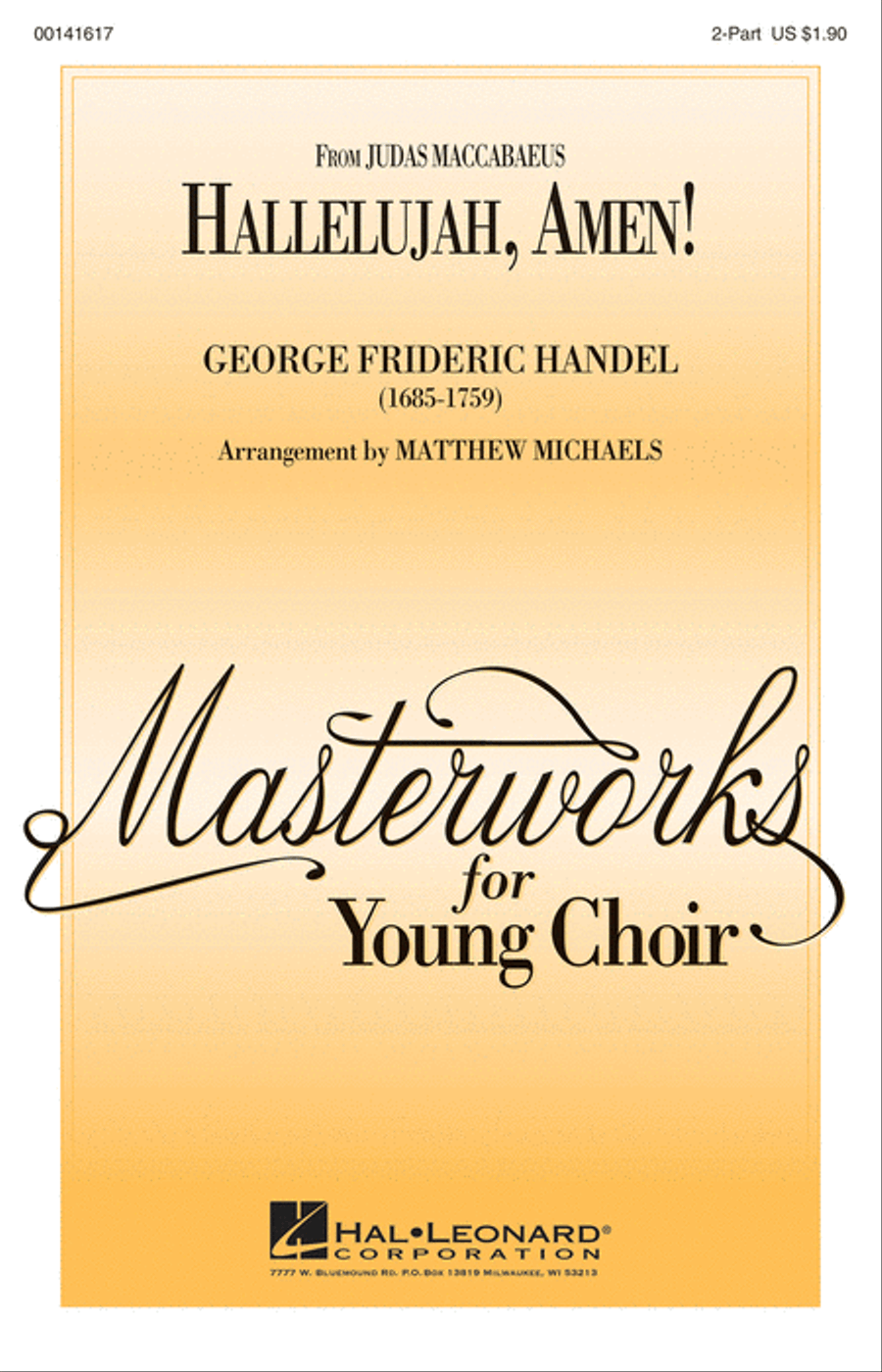 Hallelujah, Amen! Hallelujah, Amen! 2-Part scores gallery preview page 1