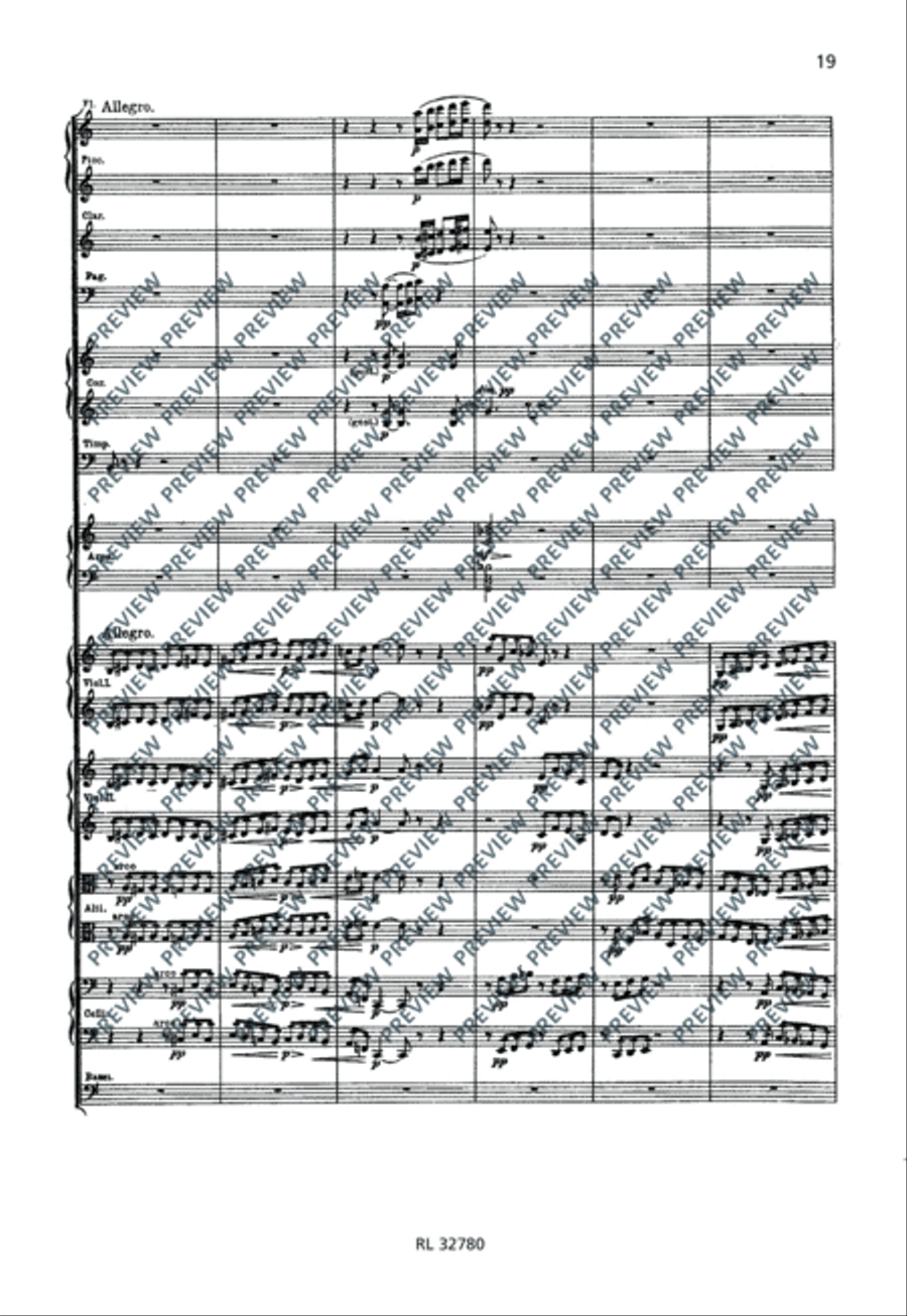 Pohjola's Daughter Orchestra scores gallery preview page 20