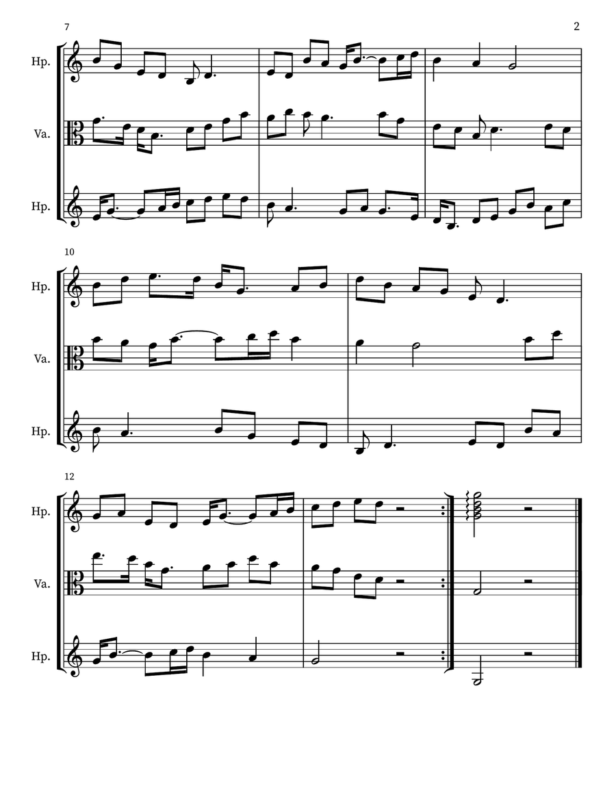Children's Musing 54 Small Ensemble scores gallery preview page 2