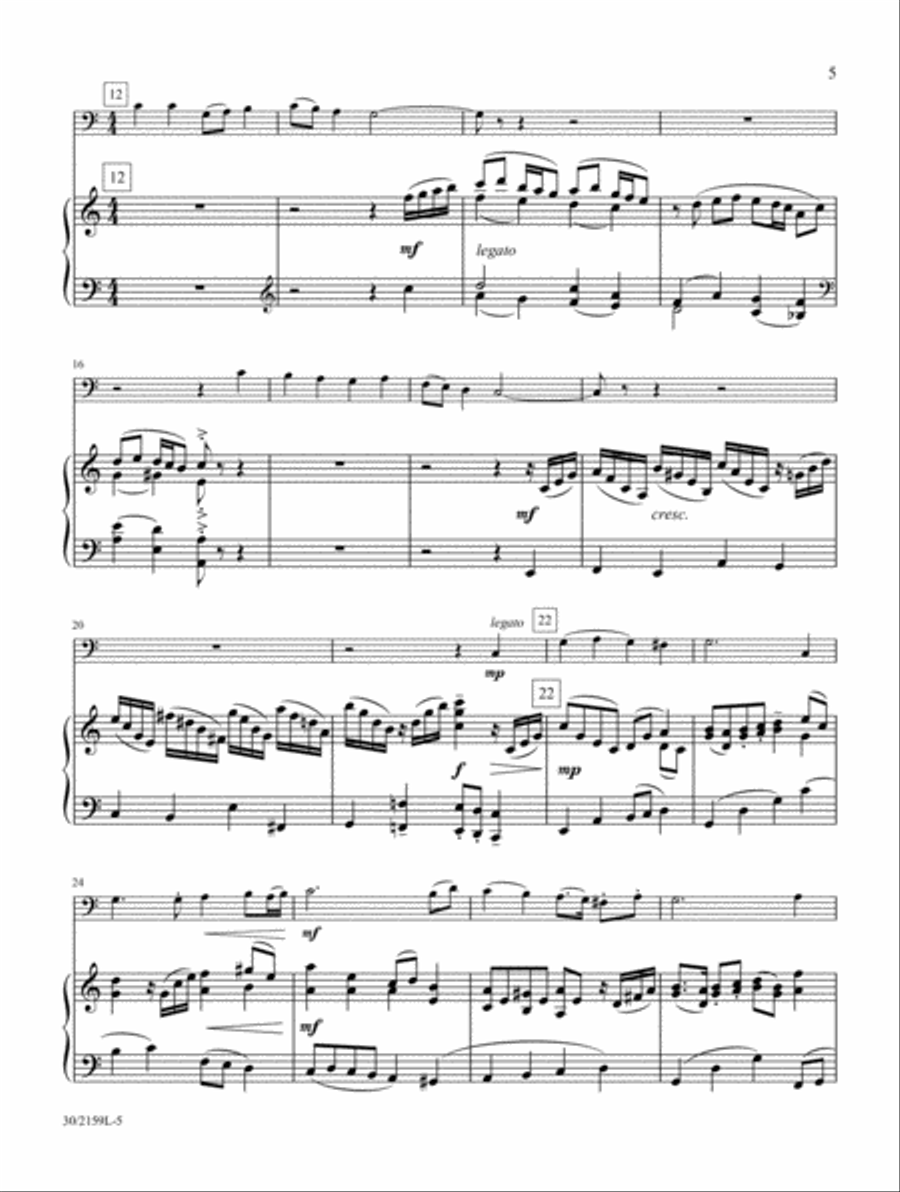 Trombone or Euphonium Solos for Worship Euphonium scores gallery preview page 3