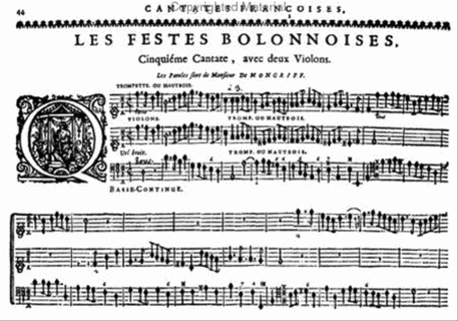 French and Italian cantatas. Book IV Voice scores gallery preview page 2
