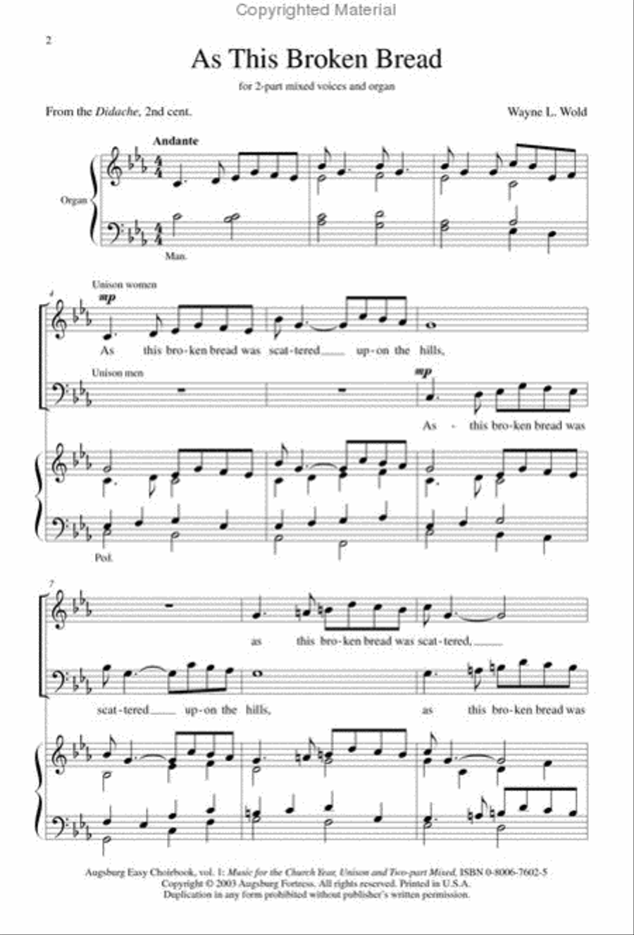 Augsburg Easy Choirbook, Volume 1 Choir scores gallery preview page 2