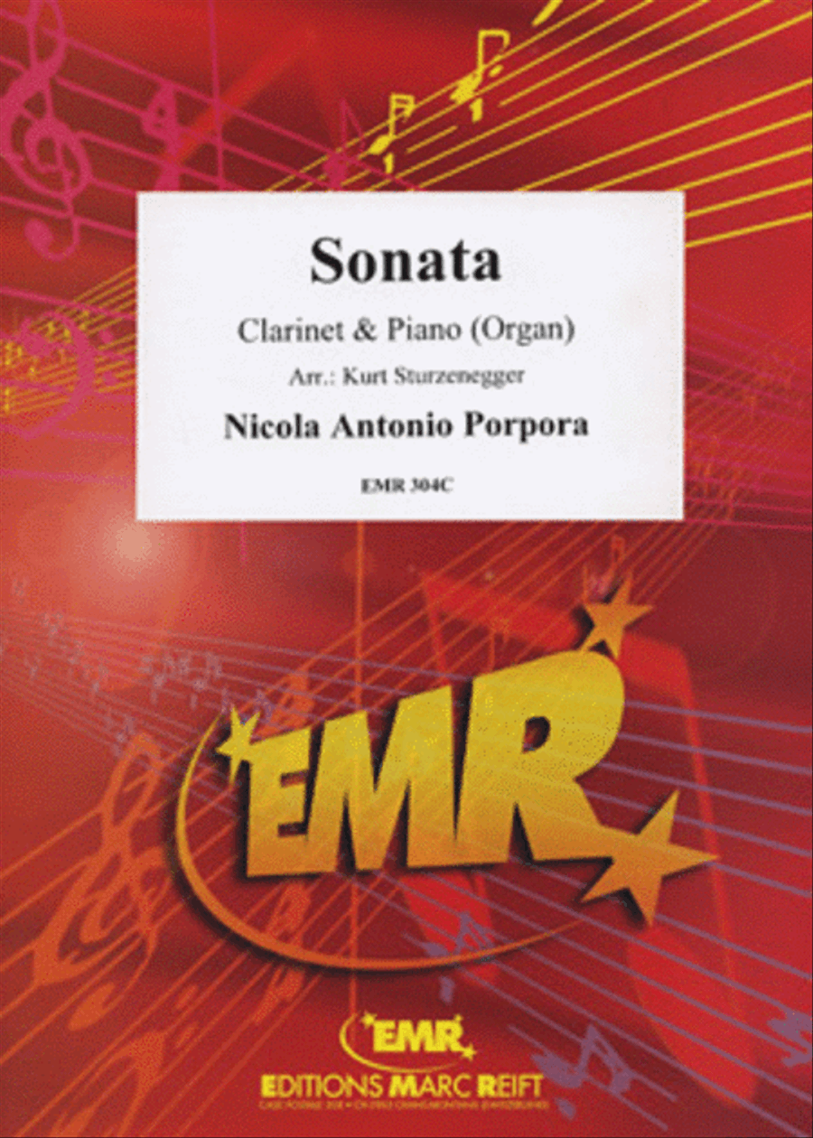 Sonata Clarinet Solo scores gallery preview page 1
