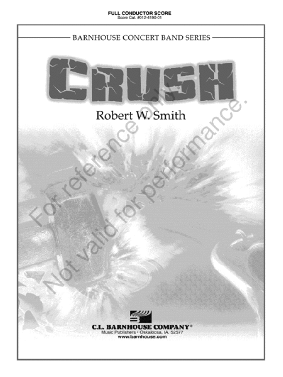 Crush Concert Band scores gallery preview page 2