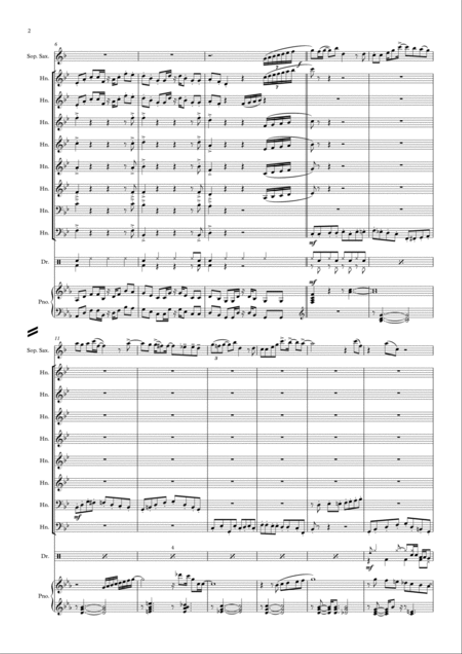Another Day Of Sun Soprano Saxophone scores gallery preview page 2