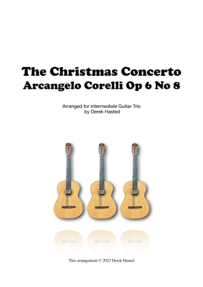 Book cover for Corelli's Christmas Concerto (Op 6 No 8) arranged for 3 guitars (or a large ensemble)
