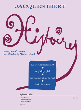 Book cover for Histoires... Arrangement De K. Walter-clark, Pour Flute Et Piano