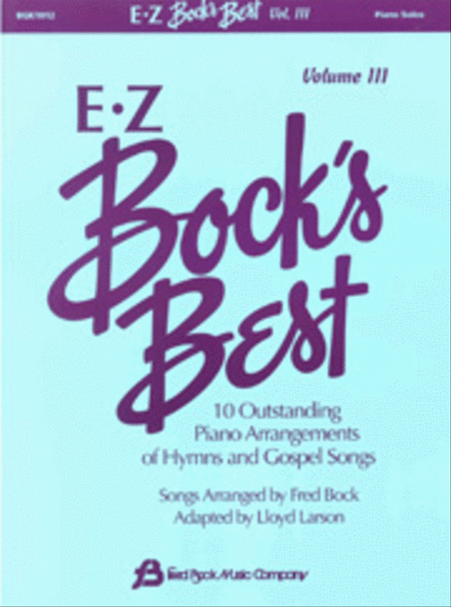 EZ Bock's Best, Volume 3 Piano Solo scores gallery preview page 1